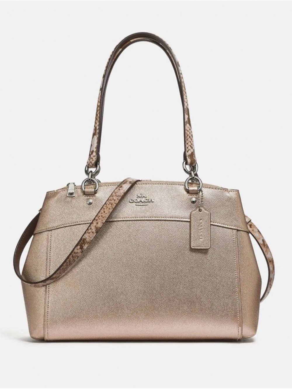 Coach Brooke Carryall in Platinum